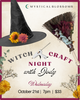 WITCH CRAFT NIGHT WITH JODY - WEDNESDAY, OCT 21ST