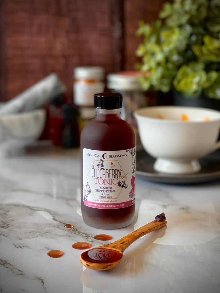 Elderberry Syrup, local elderberry syrup, new jersey herbalist, natural wellness, Mystical Blossoms